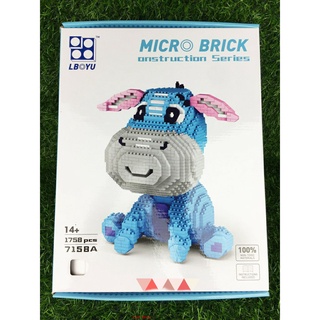 Bộ đồ chơi lắp ráp lego con lừa 3D