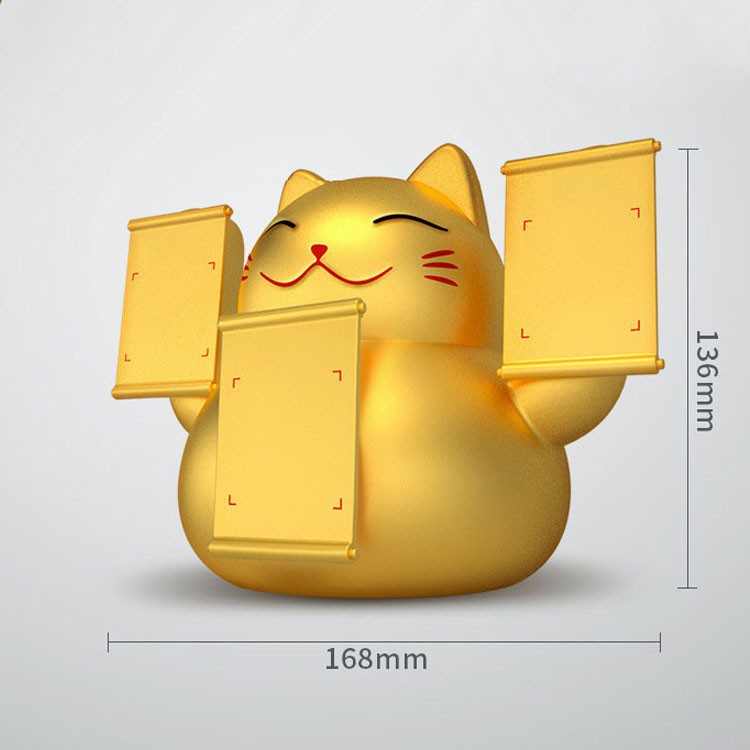 Loa Nghe Nhạc Bluetooth Q8 Hình Con Mèo Thần Tài May Mắn Hỗ Trợ USB Với Âm Thanh Siêu Trầm Dùng Cho Điện Thoại Laptop
