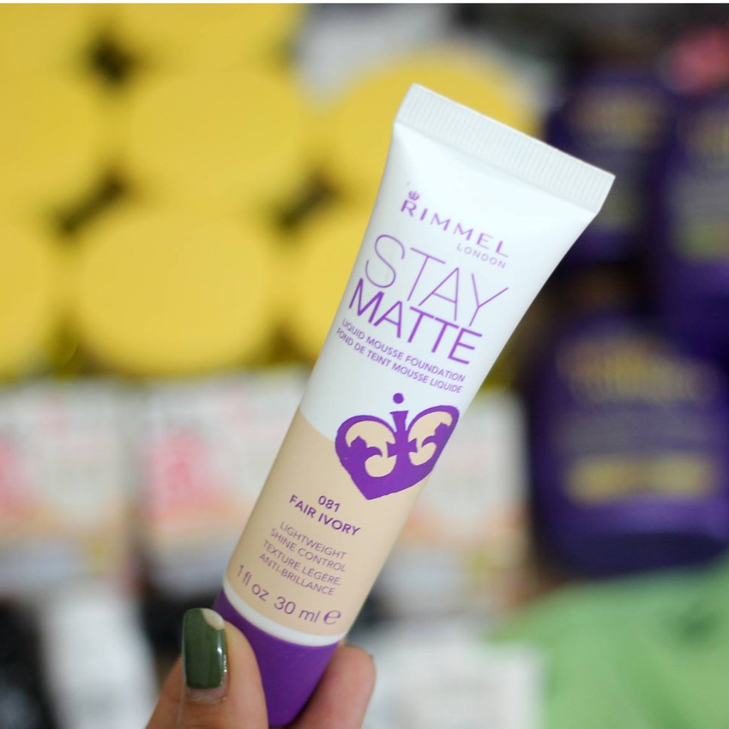 Kem Nền Rimmel Stay Matte Liquid Mousse Foundation