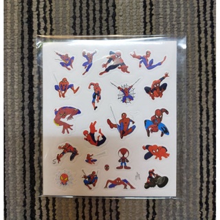 10 tờ sticker giấy in các nhân vật nổi tiếng như siêu nhân, người nhện, - ảnh sản phẩm 3