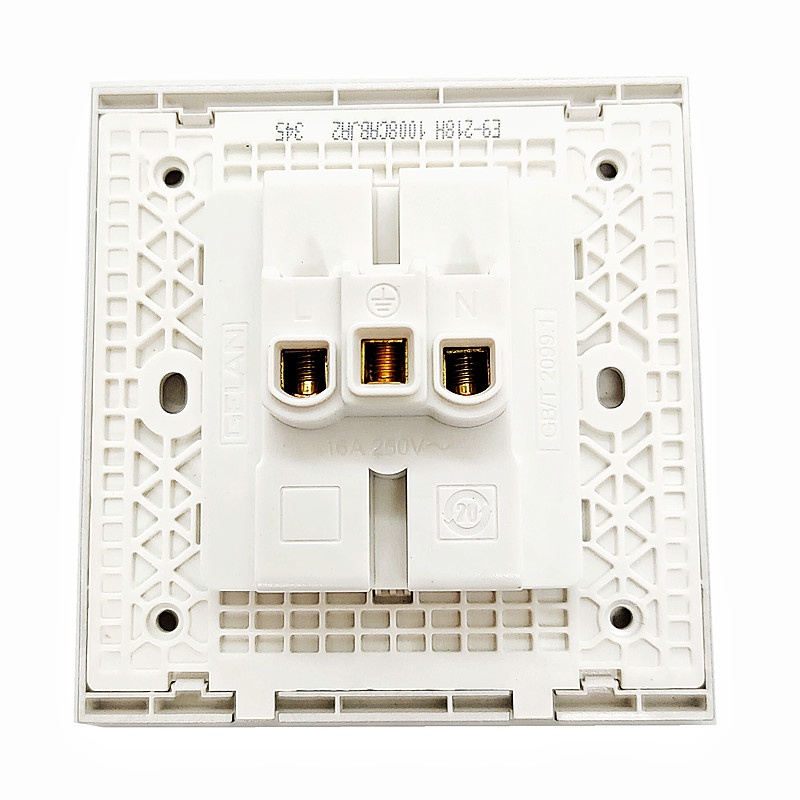 Bộ ổ cắm điện đa năng 3 chấu, ổ cắm điện, đa năng 2 chấu, 16A, cao cấp, GELAN