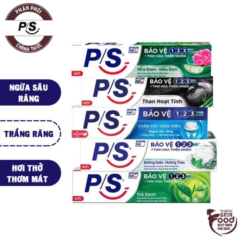 Kem đánh răng PS bảo vệ 123