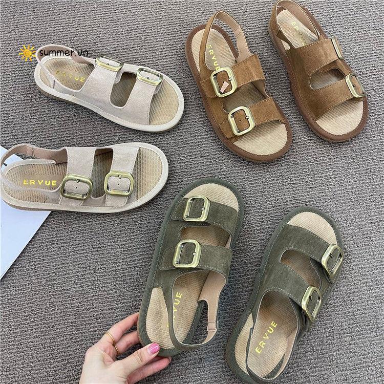 Giày Sandal Hở Ngón Đế Dày Phong Cách Hàn Quốc Thời Trang Mùa Hè Dành Cho Nữ 2022