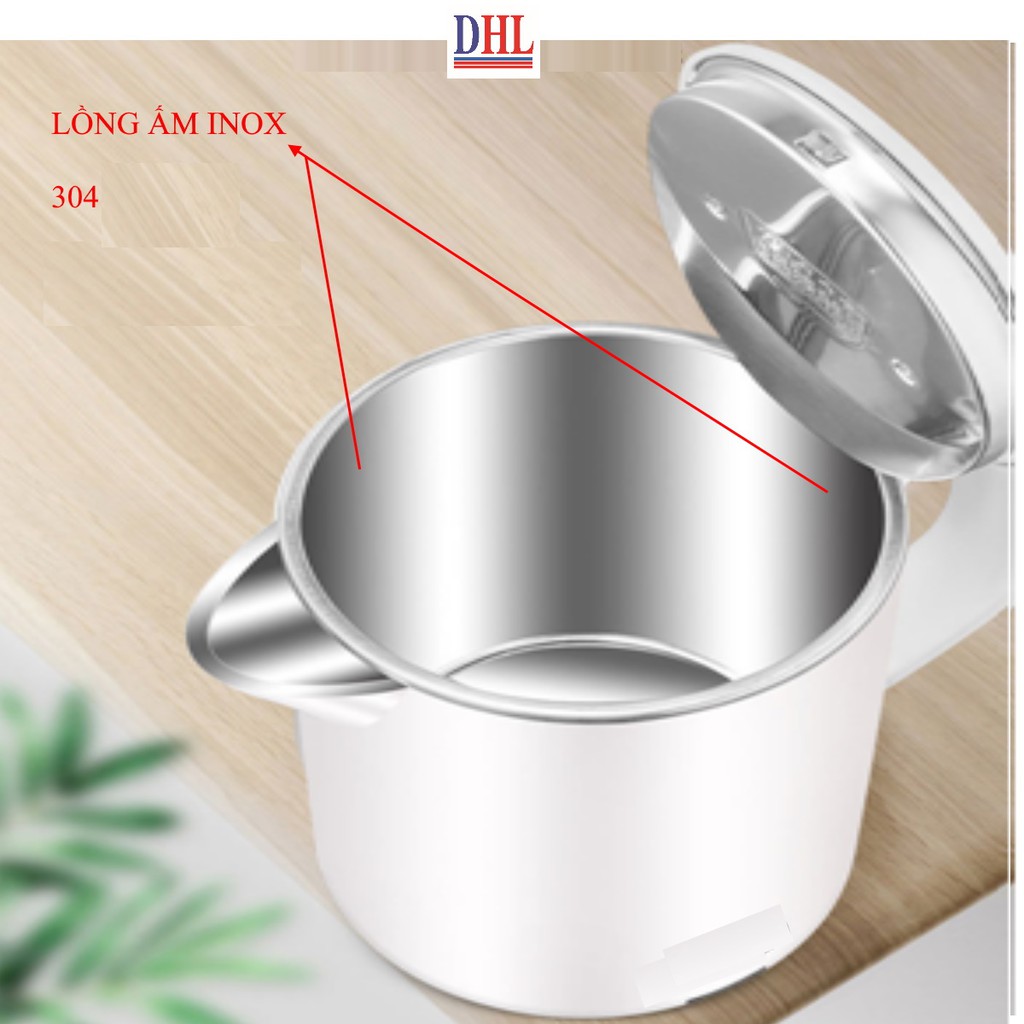 Ấm đun nước siêu tốc 2.3l inox 304 hàng chất lượng bảo hành 1 năm 1 đổi 1