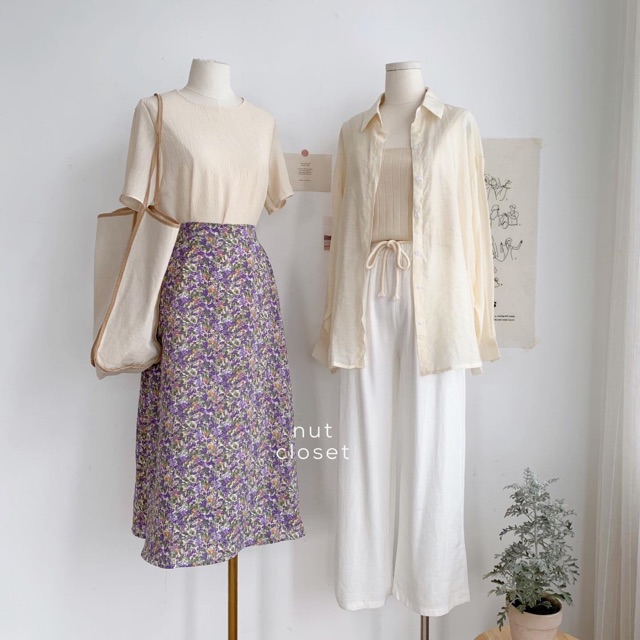 [Mã FADIRECT20 giảm 20K đơn 150K] Chân váy dài in hoa nhi_ V985