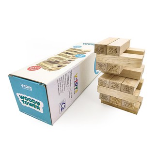Đồ chơi rút gỗ số 48 thanh đánh số thứ tự có xúc xắc làm bằng gỗ tự nhiên cao cấp an toàn tuyệt đối