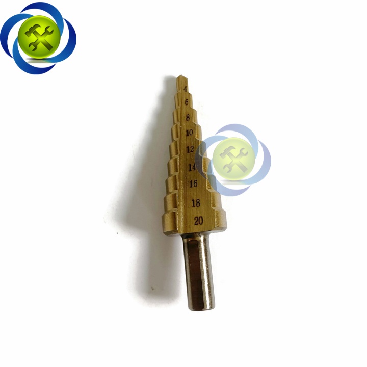 Mũi khoan tháp thẳng đuôi tròn 4-20mm Tolsen 75872