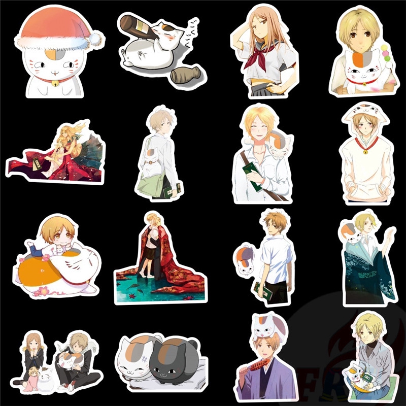 ❉ Natsume Yuujinchou Series 01 Stickers ❉ 50Pcs/Set Anime Natsume Takashi Madara DIY Fashion Mixed Luggage Laptop Skateboard Doodle Decals Stickers