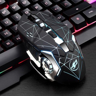 Chuột chơi game không dây Warwolf Q8 2.4GHz 3 Gear 2400DPI tiện dụng