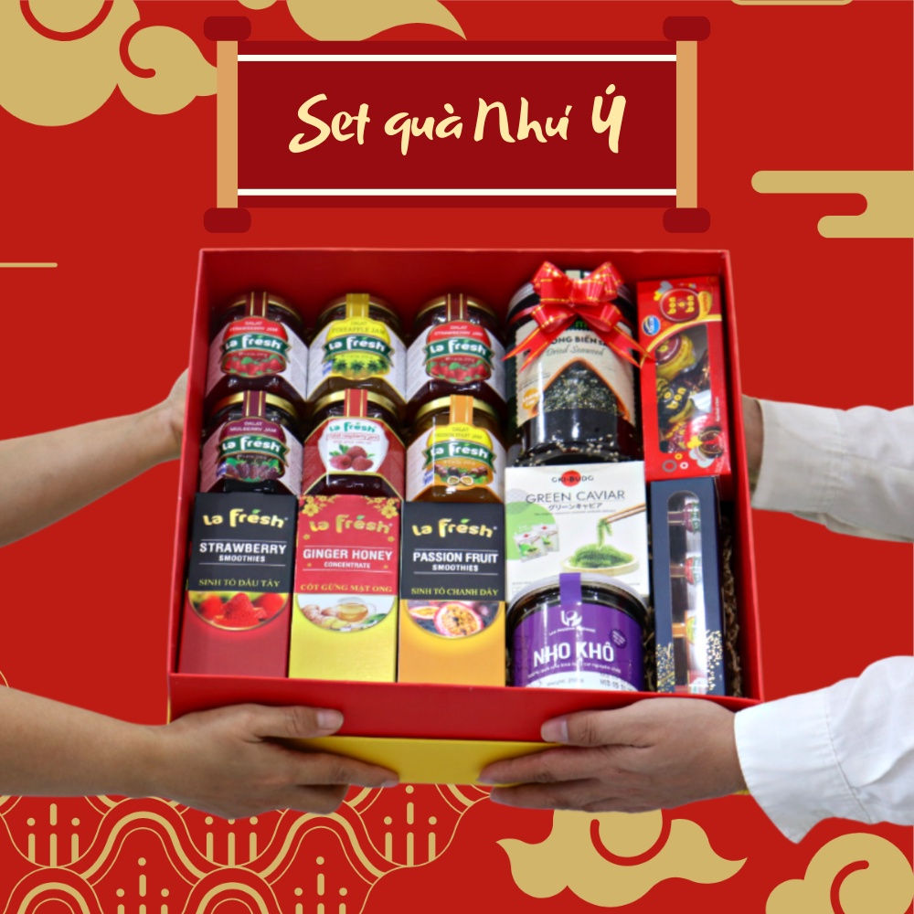 Set Quà Tết CAO CẤP Xuân 2022 (Quà TẾT ý nghĩa, Bao Chất Lượng) - Hộp giấy sang trọng - Giỏ quà tết đẹp | BigBuy360 - bigbuy360.vn