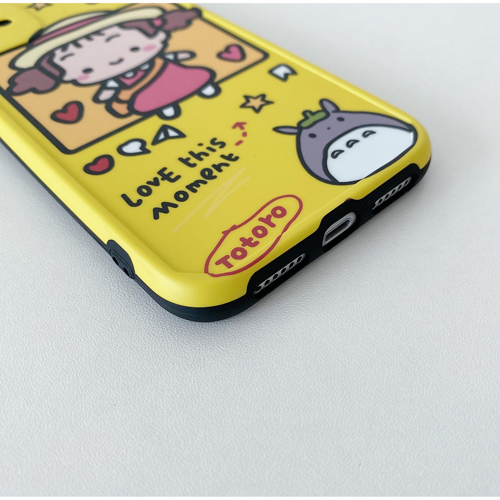 Ốp điện thoại IMD hình Hayao Miyazaki Totoro hoạt hình cho iPhone7/8/9 7plus/8plus x/xs xsmax 11 11pro 11promax SE2