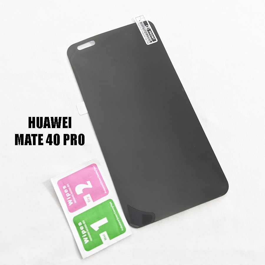 Miếng dán chông nhìn trộm TPU Huawei Mate 40 Pro (tặng kèm giấy lau)