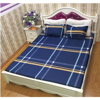 Bộ ga kèm 2 vỏ gối nằmvải poly cotton,chọn mẫu-doremon nobita