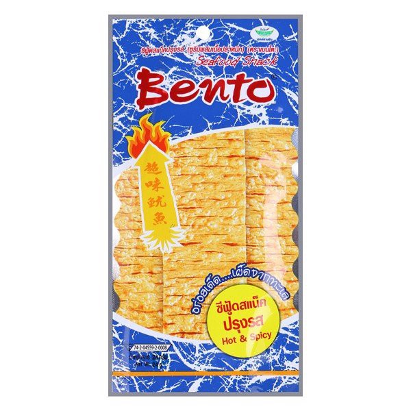 Dây 13 Gói Snack Mực Tẩm Vị Cay Bento 6gr - Màu Xanh | BigBuy360 - bigbuy360.vn