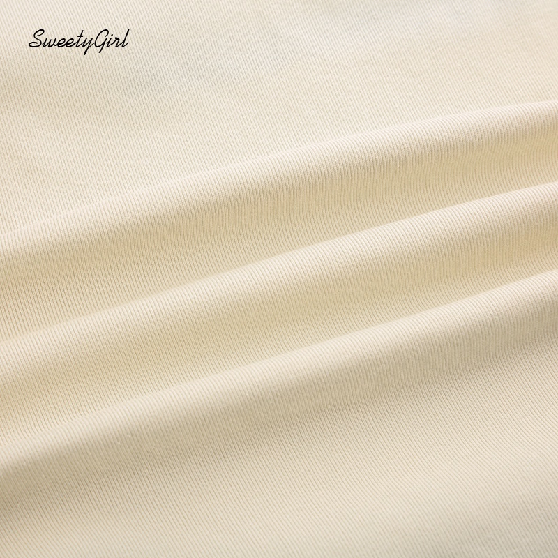 Áo Thun Tay Ngắn Cổ Vuông Thêu Họa Tiết Màu Sắc Tương Phản Quyến Rũ Thời Trang Cho Nữ 2022