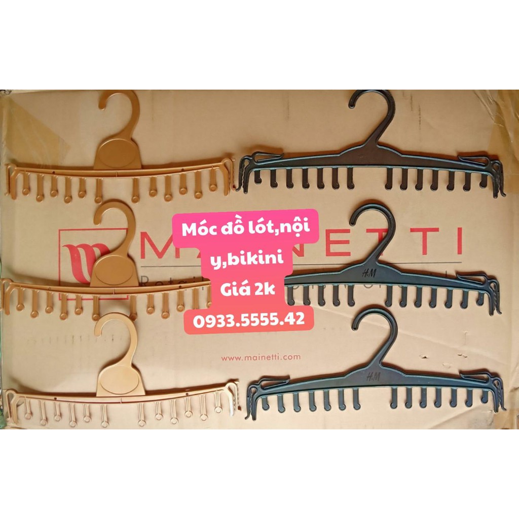 combo 10 Móc Nhựa Kẹp Đồ Lót [ FREE SHIP-RẺ] 26cm (10 móc)