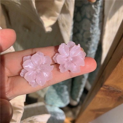 Khuyên Tai Hình Hoa Trà Dễ Thương Thời Trang Xuân Hè 2022