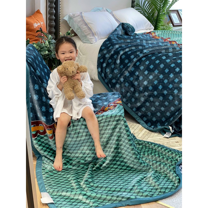 Chăn tuyết nhung 2 Mặt Thương Hiệu ( 2m x 2m3 ) 2.5kg