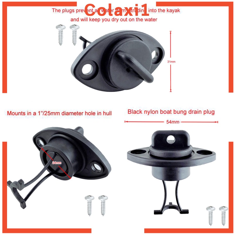 1 Nút Chặn Lỗ Thoát Nước Kèm Ốc Vặn 1 "/ 25mm Cho Tàu Thuyền | BigBuy360 - bigbuy360.vn