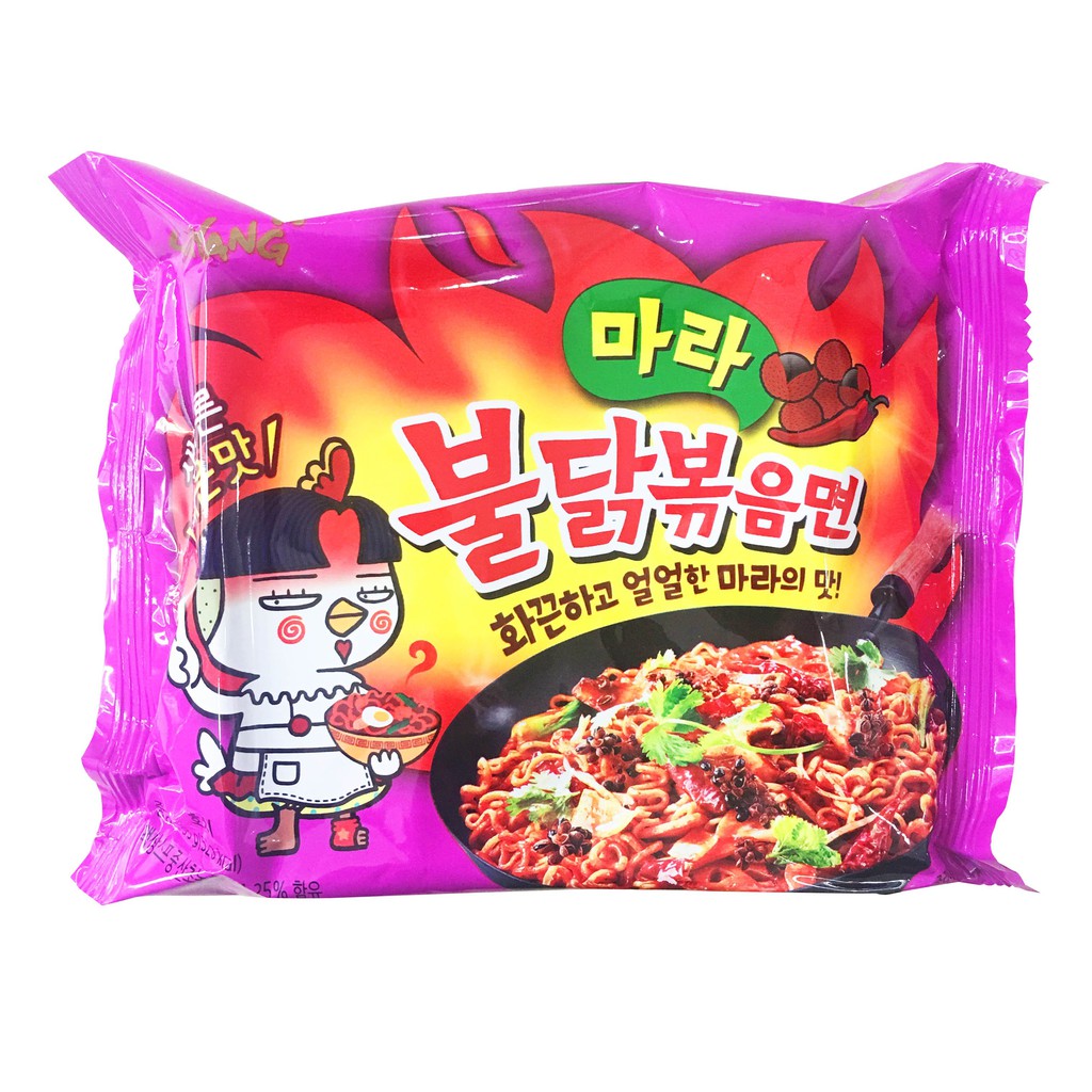 [LẺ] Mỳ cay Samyang Hàn Quốc các loại - thử thách mỳ cay 7 cấp độ