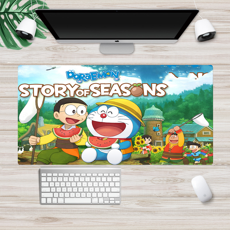Miếng lót chuột máy tính chống trượt hình Doraemon