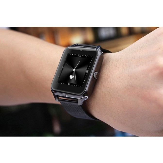 Đồng hồ thông minh Smartwatch Z60 dây thép cao cấp gắn sim, chụp ảnh mới
