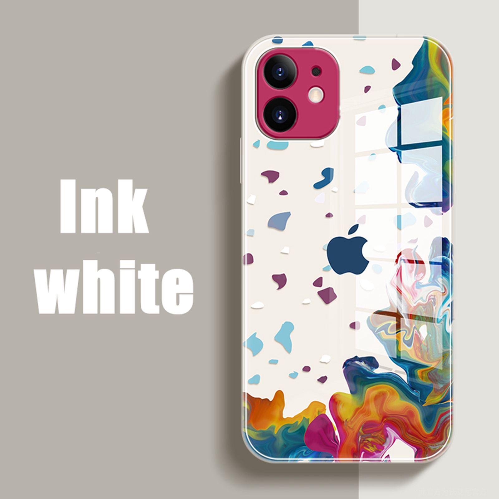 Ốp Lưng Kính Cường Lực Chống Sốc Viền Màu Cho Iphone 12 11 Pro Max 7 / 8 Plus Se 2020 X Xs Max Xr | BigBuy360 - bigbuy360.vn