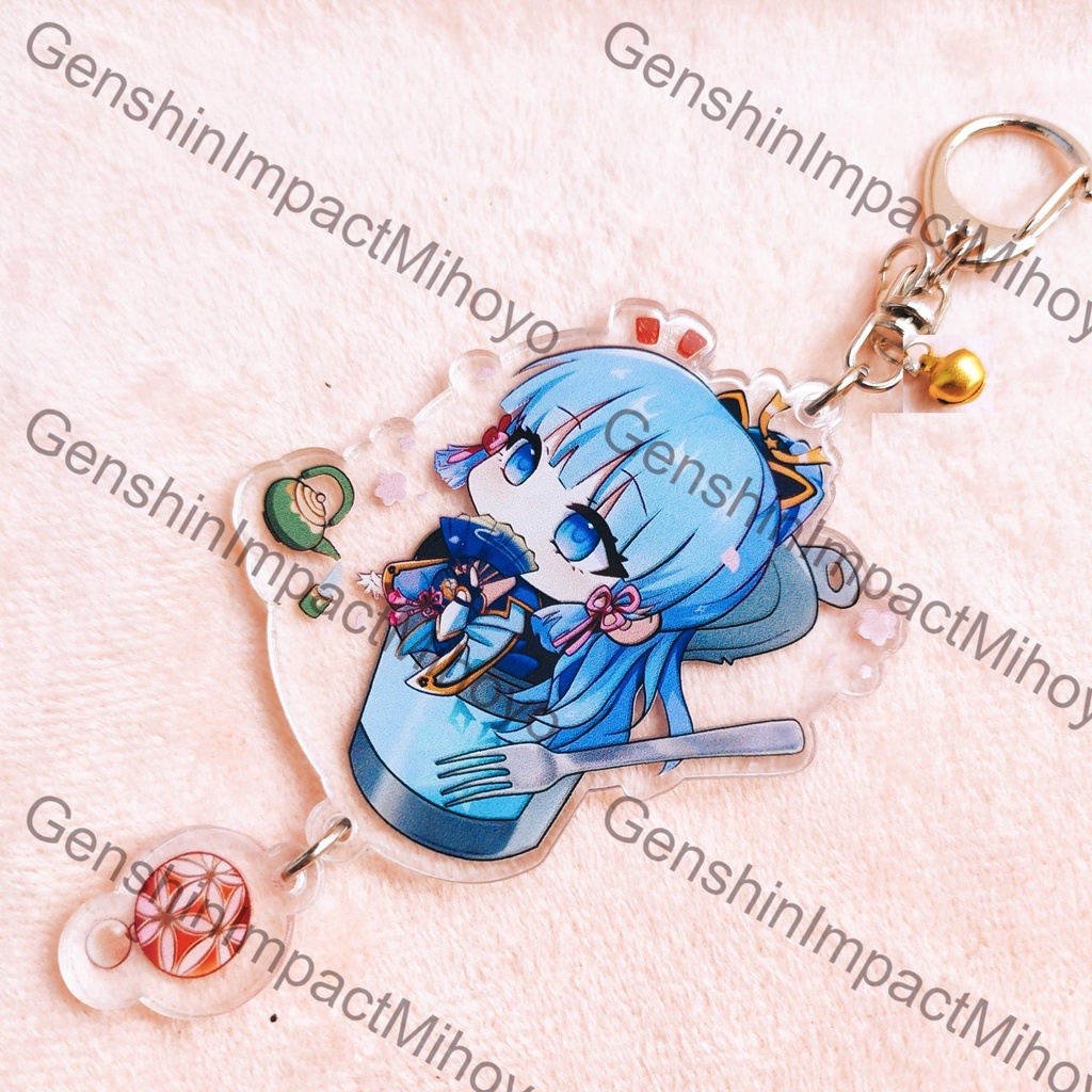 Ayaka Móc khóa Genshin Impact M1 (in giữa acrylic)