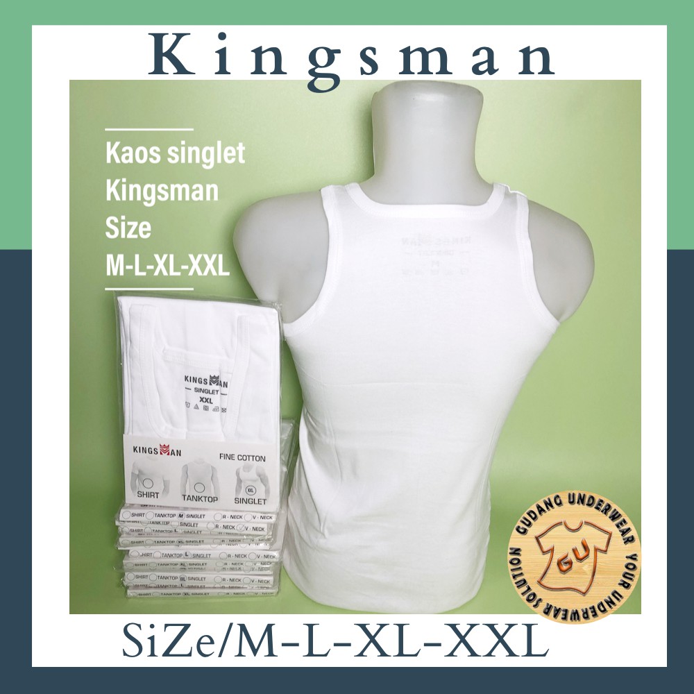 Kingsman Áo Thun Cotton Màu Trắng In Hình Skp Cá Tính Cho Nam (1 Cái)