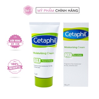 Kem dưỡng ẩm cấp ẩm hiệu quả Cetaphil Moisturizing Cream Face And Body 50g