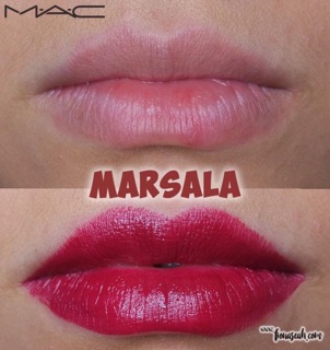 👄 Son Mac Liptensity màu Marsala: đỏ rượu