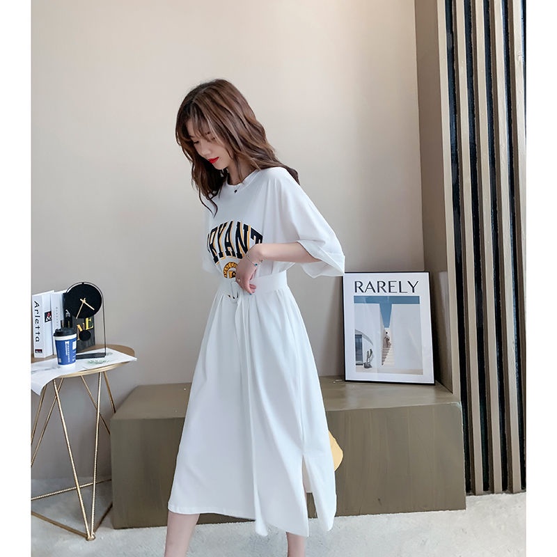 [LININ] Đầm Thun Dáng Dài Qua Gối Dáng Ôm Phong Cách Preppy Cá Tính Kiểu Mới