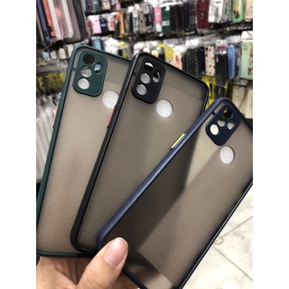 Oppo a53 2020 ốp lưng viền màu lưng nhám