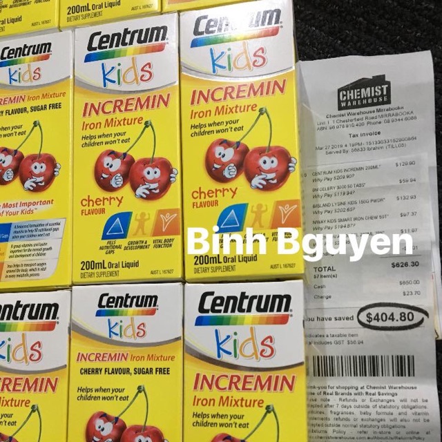 Centrum kid cho trẻ biếng ăn