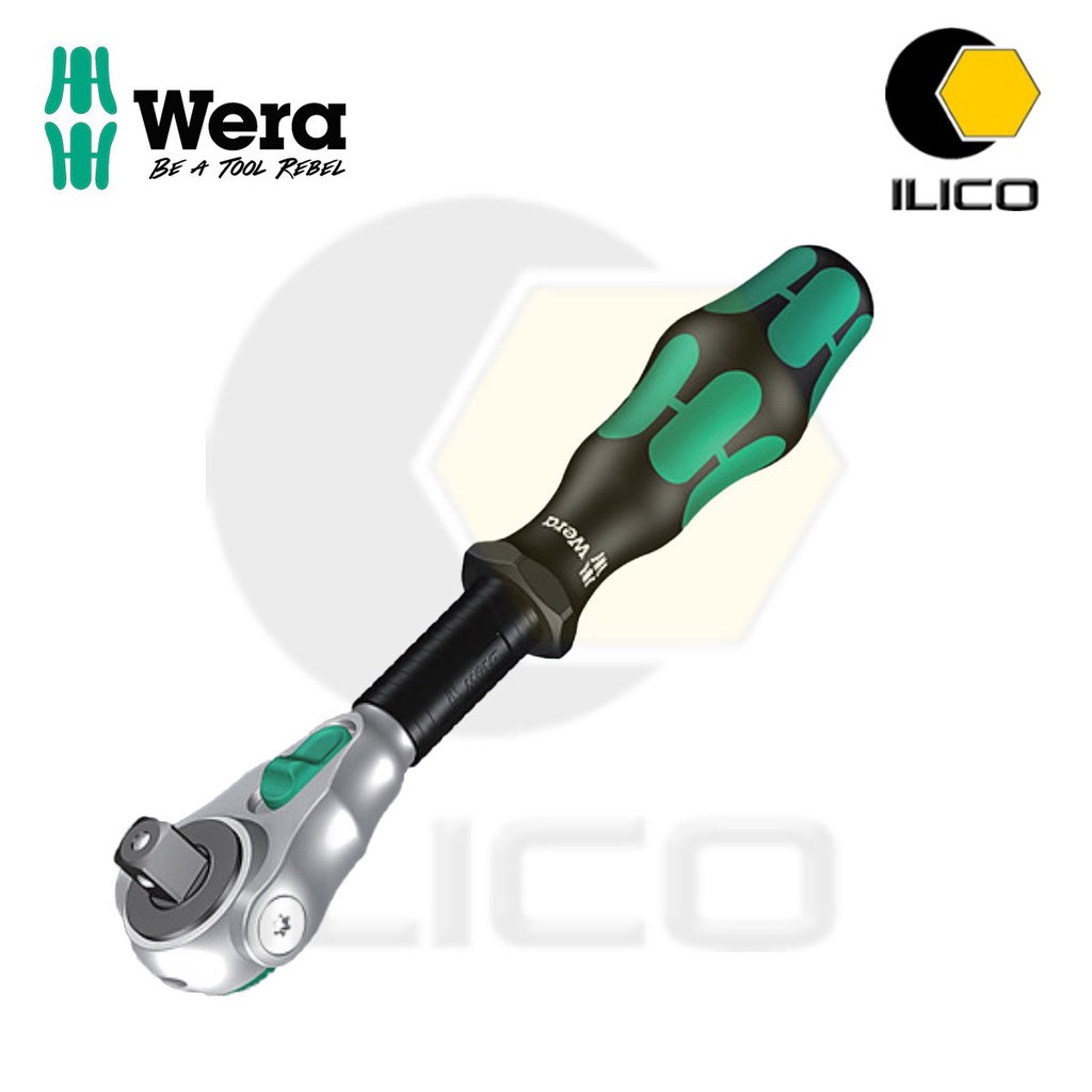 Cần Siết Tự Động 05003550001 Wera 3/8 " 8000 B Dài 215mm Zyklop Speed ​​Ratchet - ILICO