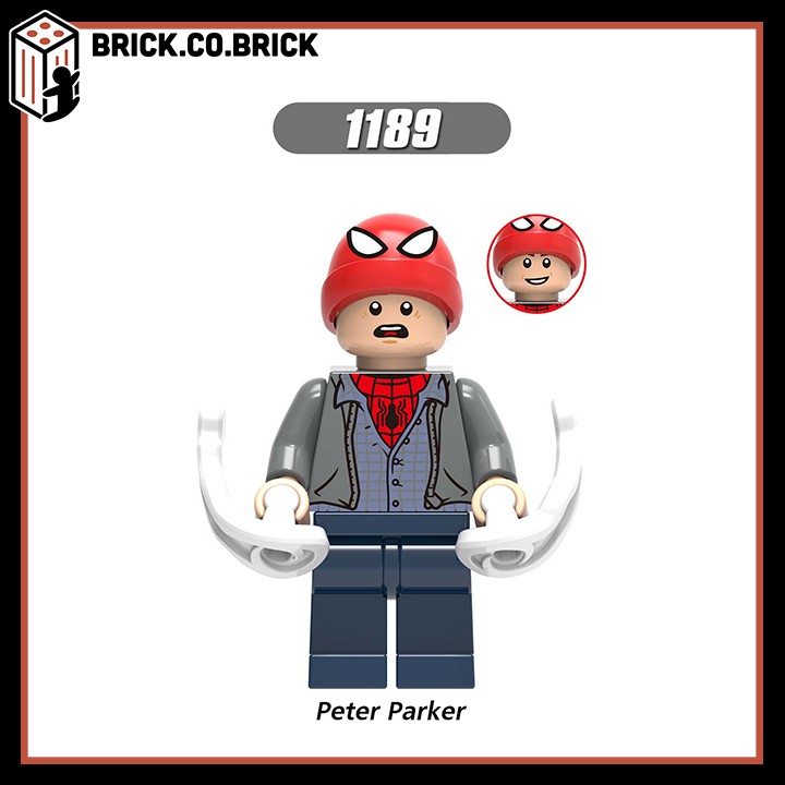 Super Hero Đồ Chơi Marvels Spider Man Peter Parker Nick Fury Hydro Man Happy Hogan MJ Mysterio X0249