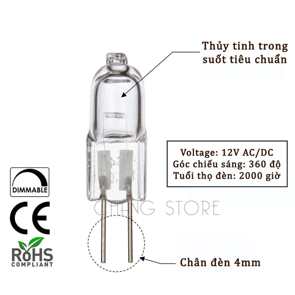 [Mã LIFE1404ALL giảm 10% đơn 50K] Bóng Đèn Sợi Đốt Halogen 25W-220V Dùng Cho Đèn Xông Tinh Dầu