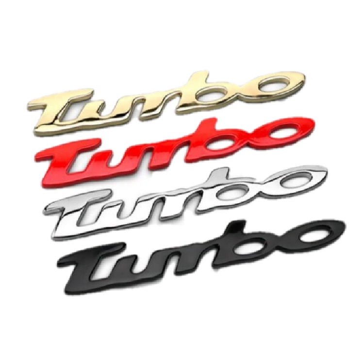 Nhãn Dán Trang Trí Xe Hơi turbo turbo Bằng Kim Loại Chống Trầy Xước