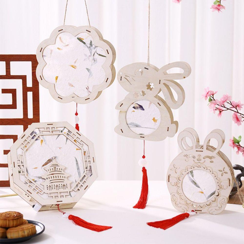 Lồng Đèn Treo Hình Thỏ Hoa Truyền Thống Trung Quốc Trang Trí Lễ Hội / Tiệc Tùng DIY