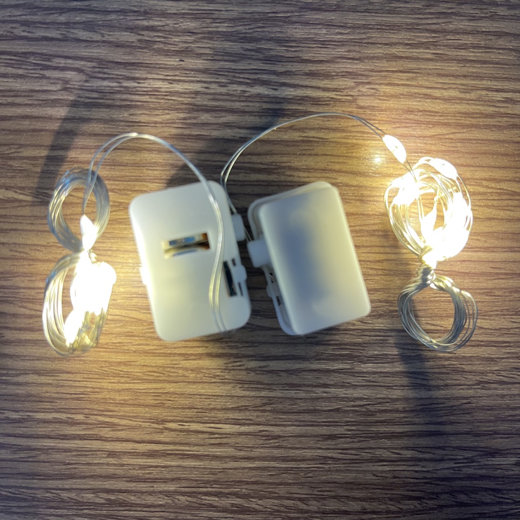 Đèn led 1M đom đóm, nút chai dùng trang trí DECOR hộp quà, bánh kem, thiệp ,phòng ngủ