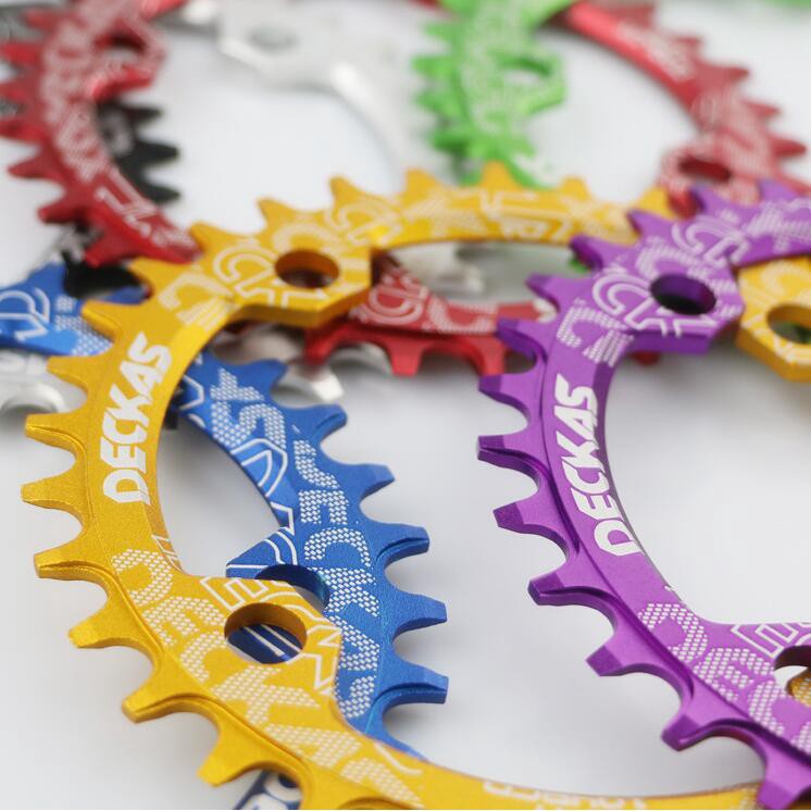 Đĩa bánh răng xe đạp leo núi tròn 32T 34T 36T 38T 104BCD nhiều màu sắc