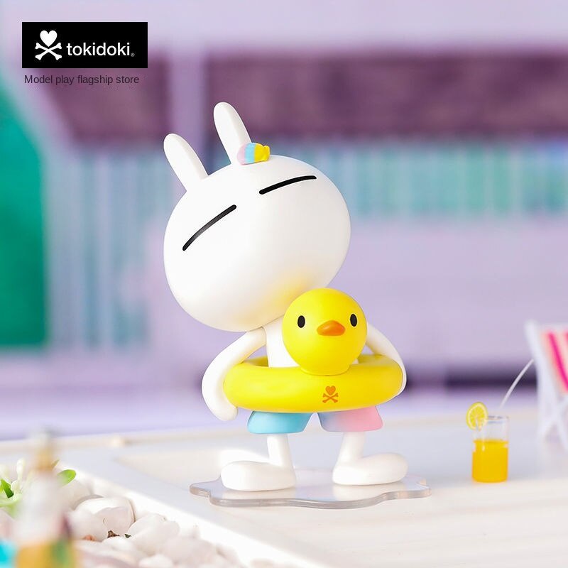 Hộp Đồ Chơi Tokidoki Thỏ Trượt Tuyết Trang Trí Phong Cách Mới