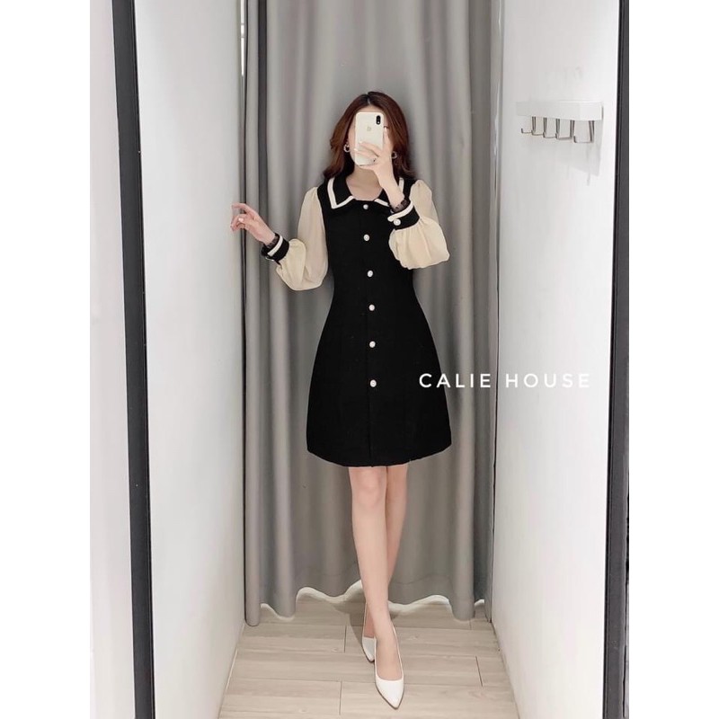 Thanh lý váy dạ tweet Calie