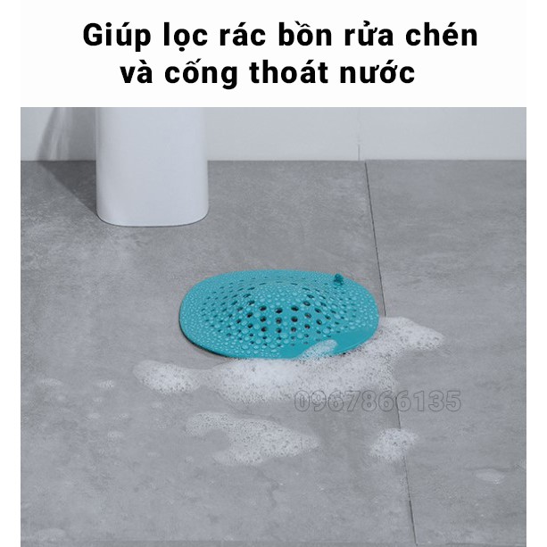 Tấm lọc rác bồn rửa bát silicon, Miếng silicon lọc rác bồn rửa chén, cống thoát nước