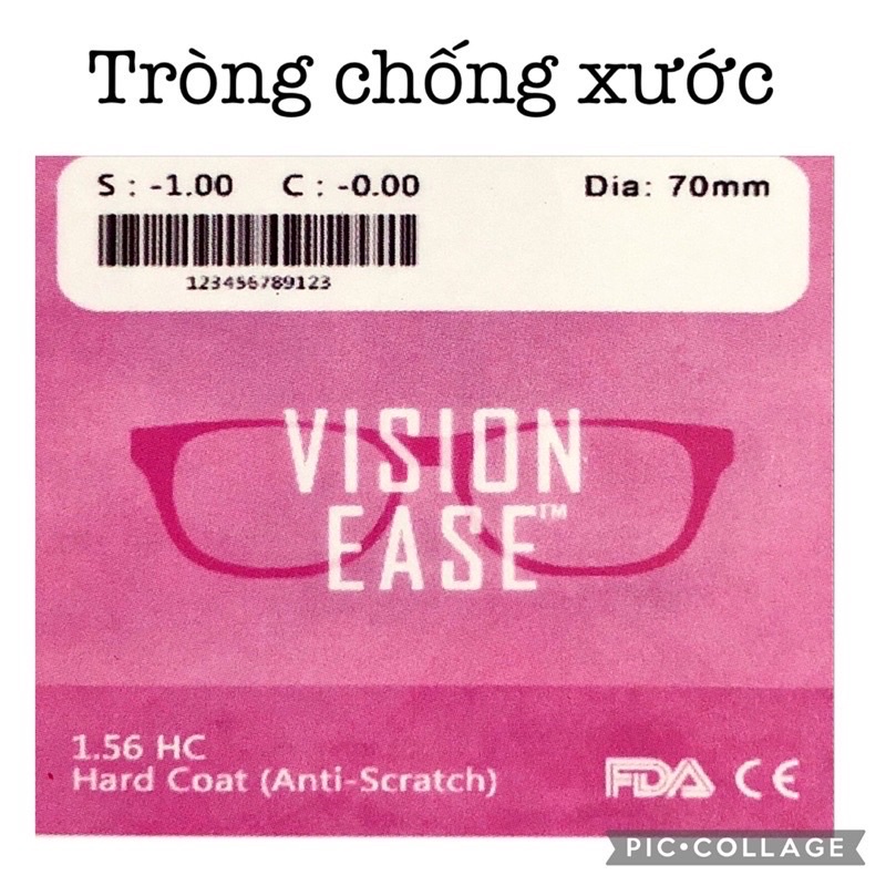 Tròng kính cận AMIEeyewear mắt kính cận các loại chống ánh sáng xanh Bluecut, đổi màu, Nano, chống xước