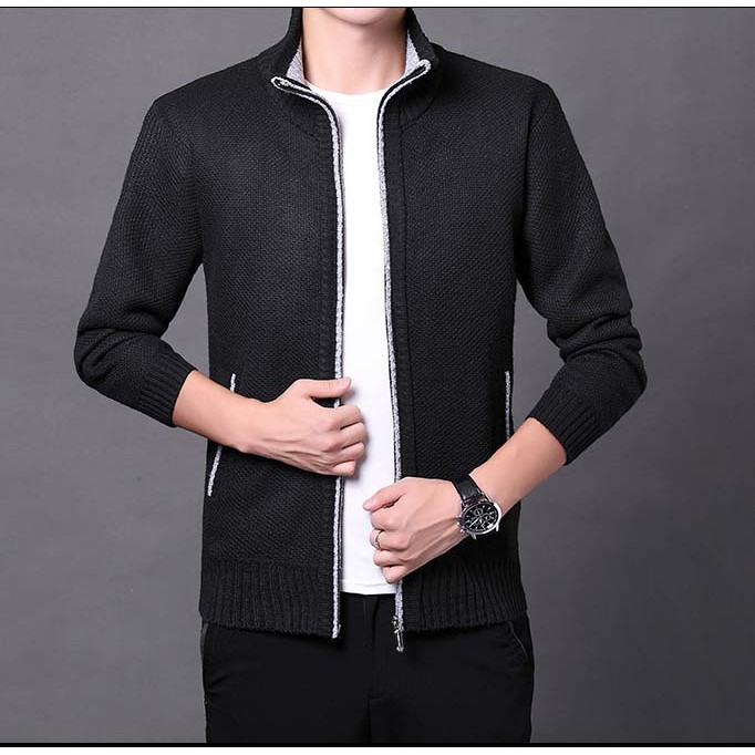 áo cardigan [Áo khoác len xuất Nhật] 💖Áo khoác len nam dài tay chất len siêu bền, không bai nhão siêu hót