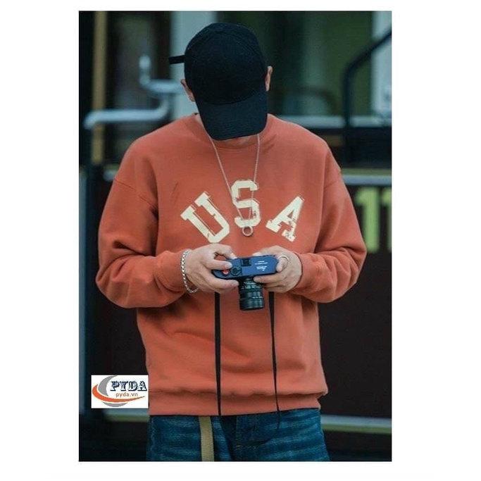 [MẪU MỚI TREND THU ĐÔNG 2021] Áo sweater Form Rộng Áo hoodie UNISEX Nam Nữ- In Hình U SA