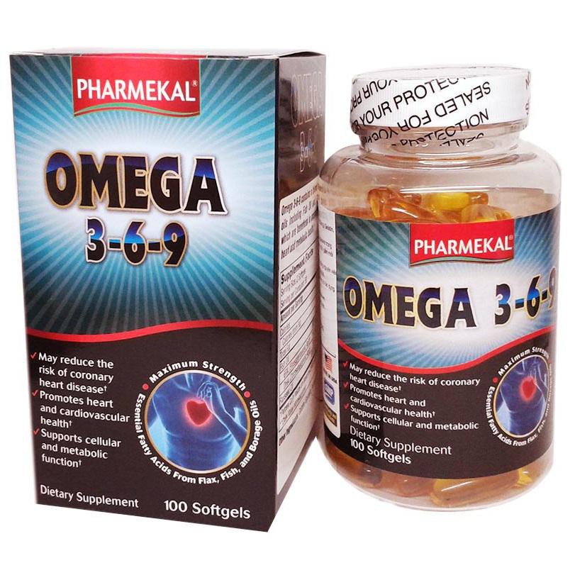 COMBO VIÊN UỐNG OMEGA-3 PHARMEKAL OMEGA HỘP 100 VIÊN | BigBuy360 - bigbuy360.vn