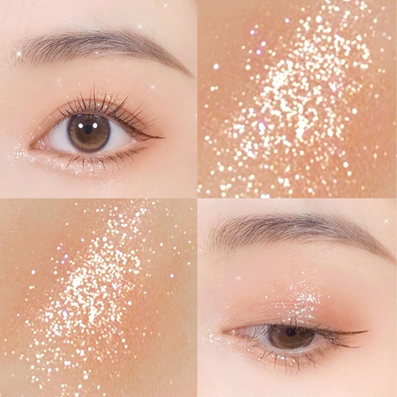 [Hàng mới về] Bảng phấn mắt chín màu chất lì ánh nhũ lâu trôi