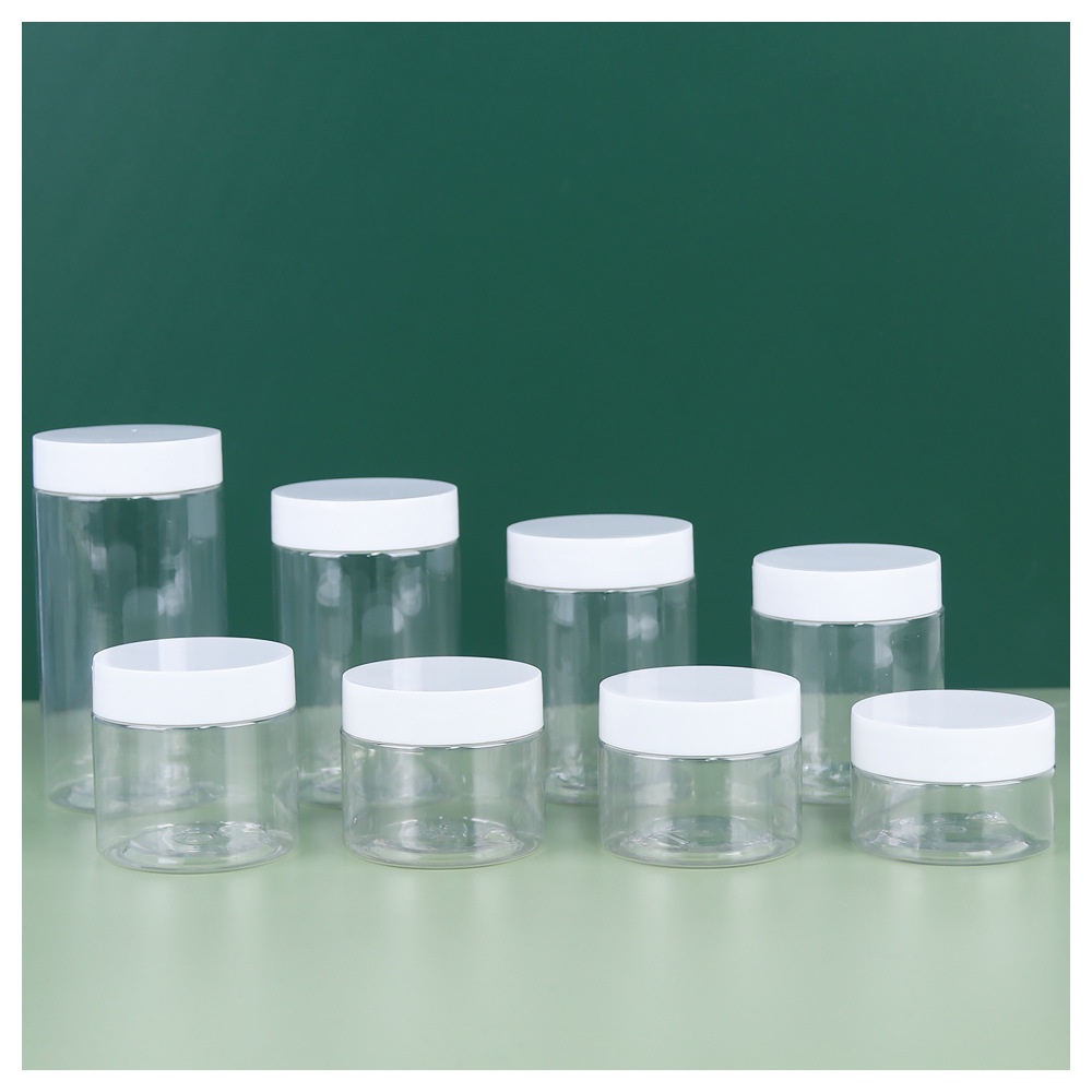 [Đủ size] HỦ NHỰA NẮP NHÔM Vàng/ Bạc Có Nắp LÓT - HỦ PET trong suốt 100gr/ 200gr/ 250gr / 300gr/ 500g/ 750g/ 1kg/ 50g